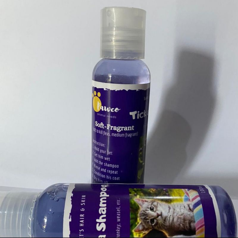 Pawco Tick &amp; Flea Shampoo Anti Kutu Kucing Anjing Kelinci Pet Cat Dog Grooming Shampo Sampo Obat S