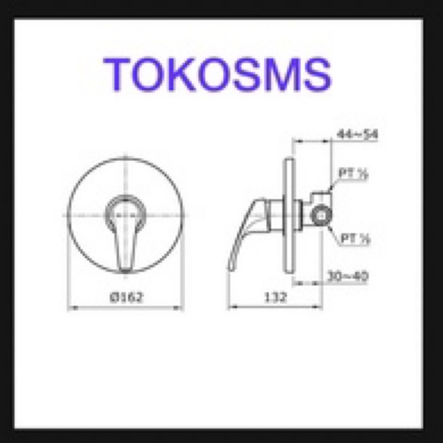 kran TOTO TX405SDN single lever shower mixer TX 405 SDN ORIGINAL kran tanam shower tanam toto kran shower