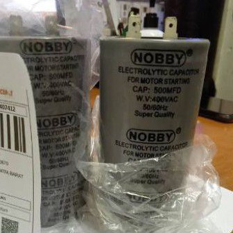 Kapasitor Starting 500MFD 400VAC Nobby