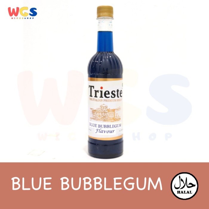 

SIRUP- TRIESTE SIRUP BLUE BUBBLEGUM - SIRUP RASA BLUE BUBBLEGUM - 650 ML -SIRUP.