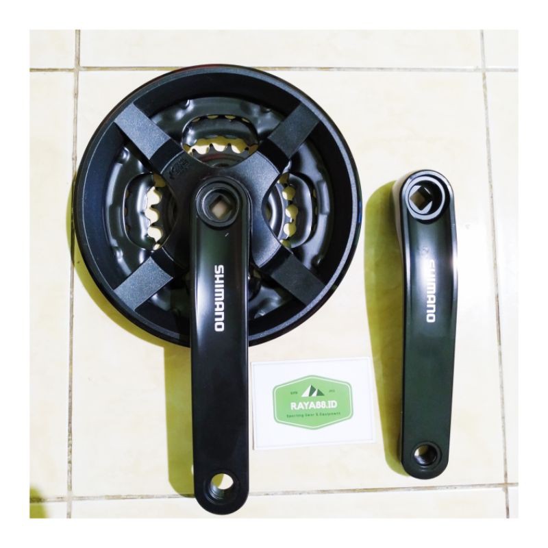 RAYA88 SHIMANO TY301 CRANKSET 3 SPEED 170MM BB KOTAK ORI PHILIPPINES VIA