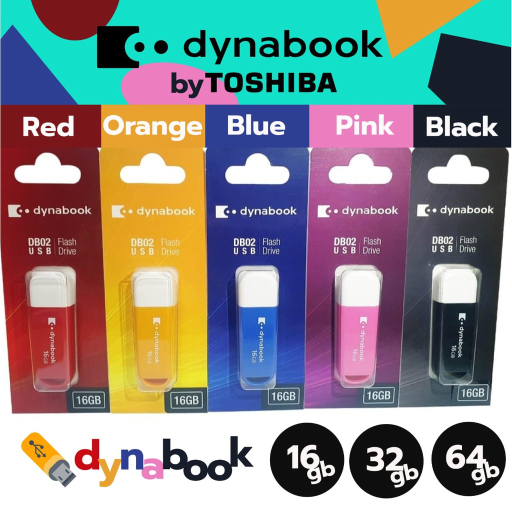 FLASH DISK 32GB DYNABOOK BY TOSHIBA FD USB 2.0 ORIGINAL RESMI