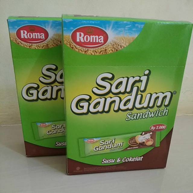 

Sari gandum sandwich coklat