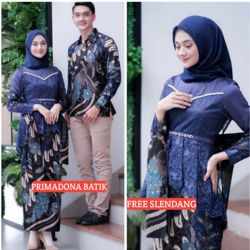 Batik Brokat Couple Kebaya Modern, Kebaya Tunangan Kebaya Lamaran, Kebaya Wisuda, Kebaya Kondangan