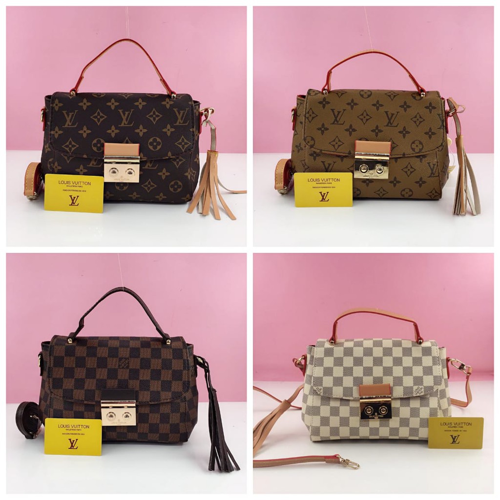 Tas LV Croisette CVB 10 batam impor original fashion branded reseller sale