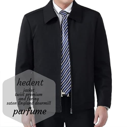 TERMURAH- JASKET PARFUM PRIA PREMIUM/JAS JAKET HITAM/JAS NIKAH/JAKET SANTRI - M