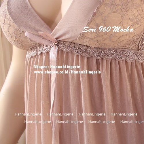 Transparan Lingerie S M L XL XXL, Baju Tidur Premium Seksi Cantik Hot Ukuran Besar Jumbo BigSize 960