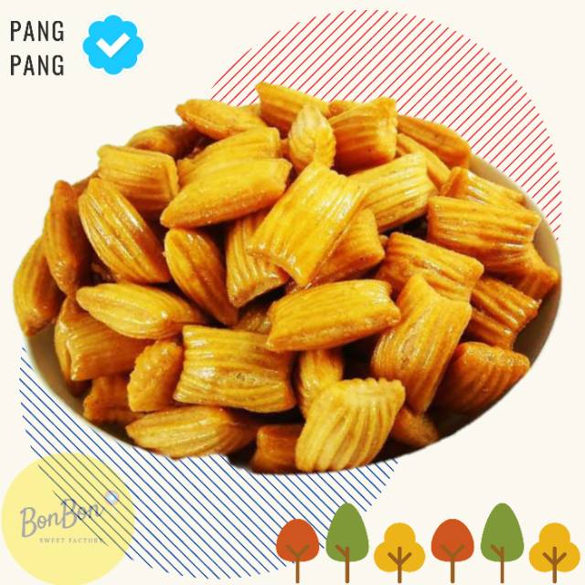 

Snack Pangpang Mini / Snack Bantal Pang Pang Manis / Pang-Pang Merah 500Gr