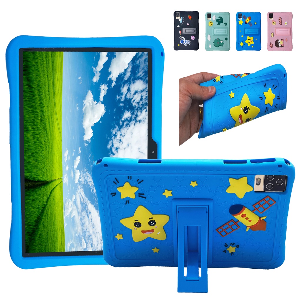 Casing Soft Case Silikon Motif Kartun Untuk Tablet VRECOR Joksap S30 10.1 &quot;(2022)