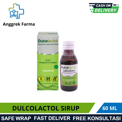 DULCOLACTOL SIRUP 60 ML/OBAT SEMBELIT ANAK/DEWASA/OBAT KONSTIPASI/OBAT SUSAH BAB