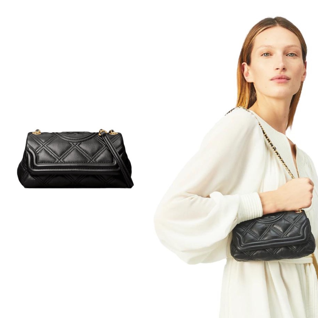 Tory Burch Fleming Soft Convertible Mini Bag - Black