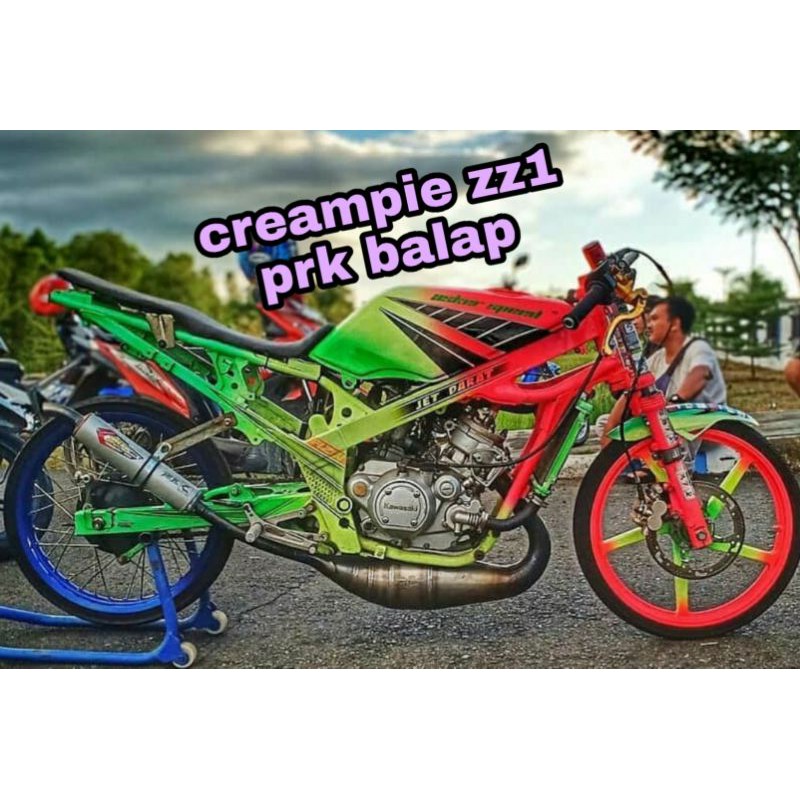 Knalpot Creampie PRK ninja zz1 balap asli jogja