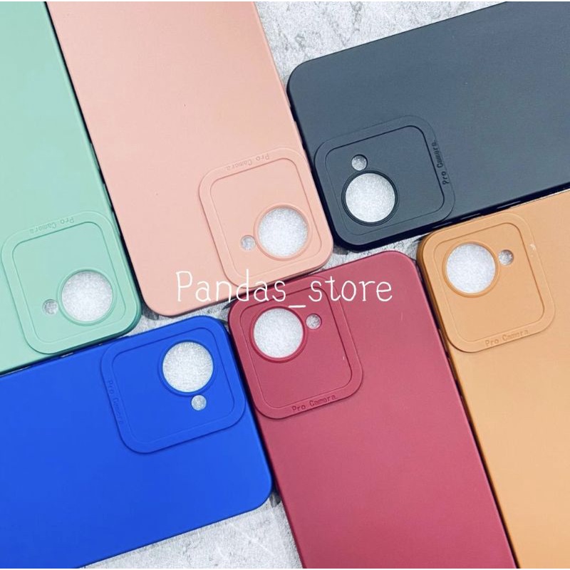 Softcase Pro Camera Realme C30 Candy Case Full Color 3D Silikon TPU