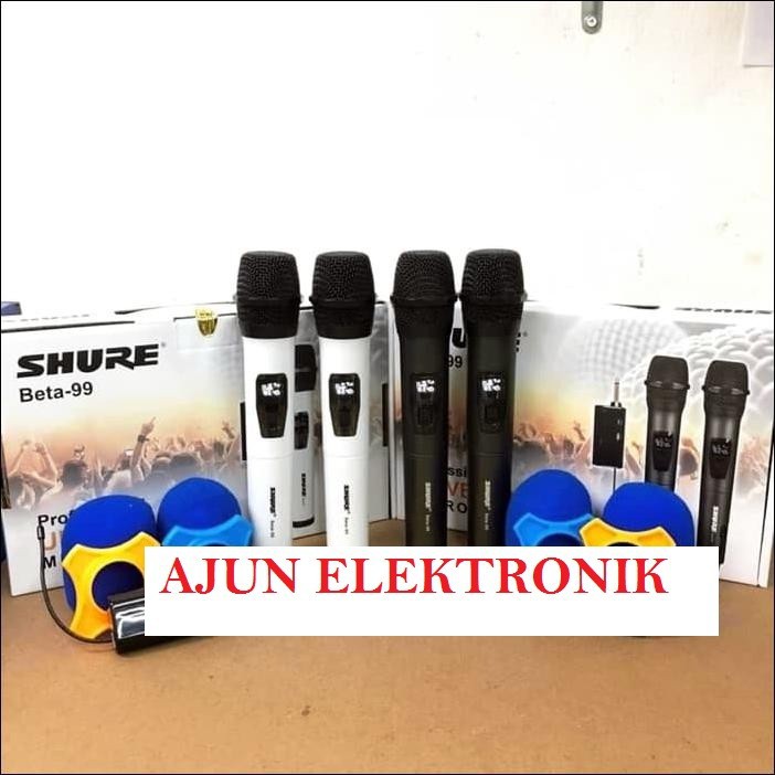 mic shure beta 99/beta99 microphone wireless