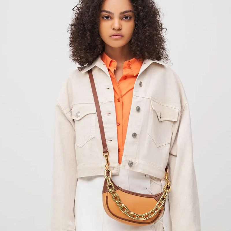 7.7 SALE | CK Shalia Chain-Handle Moon Bag