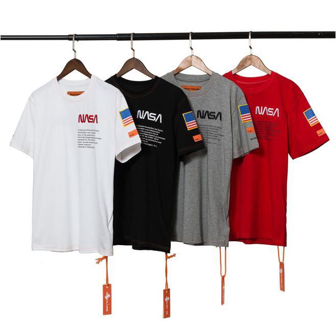 Kaos T Shirt Longgar Motif Tulisan NASA Bahan Katun Ada Kaos T Shirt Longgar Motif Tulisan NASA Bahan Katun Ada