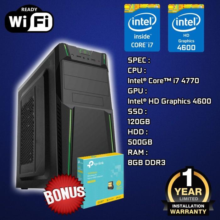 PC RAKITAN intel Core i7 4770 RAM 8GB