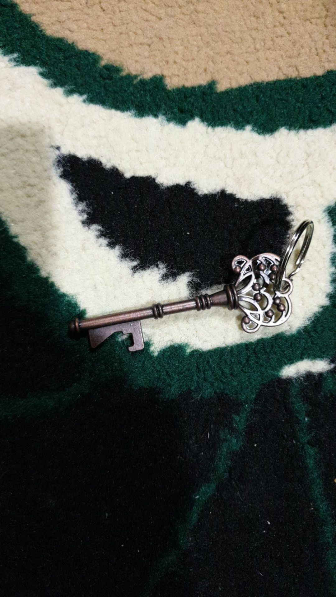 2pcs Pembuka Botol Bentuk Kunci Bahan Metal