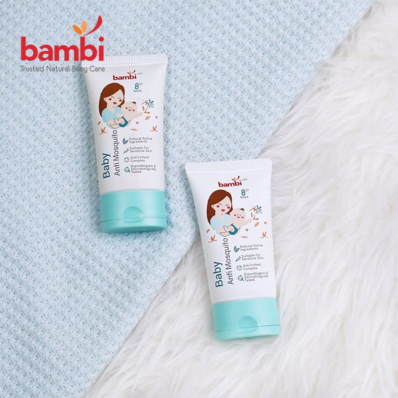 *FRAULEINCO* Bambi Baby Lotion Anti Nyamuk / Anti Mosquito - 50mL