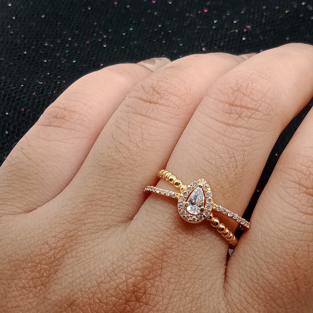 Cincin Emas 17K - 2.25 gr Kadar 750 - 573