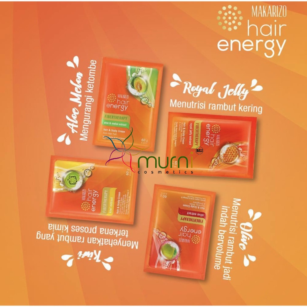 MAKARIZO HAIR ENERGY FIBERTHERAPY SACHET  60GR