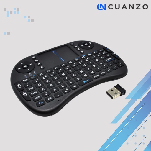 Mini Keyboard Wireless 2.4GHz dengan Touch Pad &amp; Mouse / Keyboard Mini Wireless Untuk Hp Android Laptop Komputer Pc Tv Box Tablet Usb / Keyboard Wireless Gaming Rgb Laptop Tablet Ipad Touchpad Mini / Keypad Numeric Wireless Minimalis Usb Tipis LED Murah