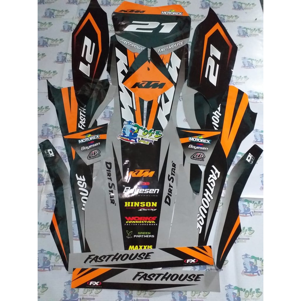 Decal KTM 85 custom suka suka