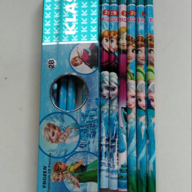 

Pensil 2B frozen pencil premium 12pcs