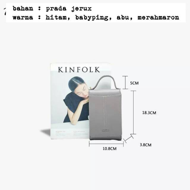 Dompet Pocket Wanita Kulit Sintesis Tas Selempang Mini Banyak Ruang Buat Tempat Kartu