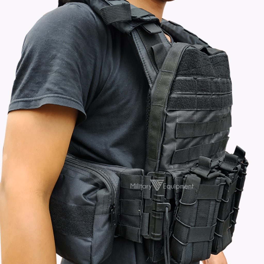 Rompi Body Vest Tactical | Body Vest Tactical | Rompi Pelindung Dada | Body Vest TNI | Body Vest Polisi | Bisa COD