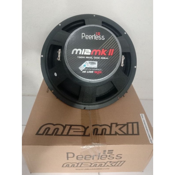 Subwoofer Peerless M12MKII 12inch Double coil
