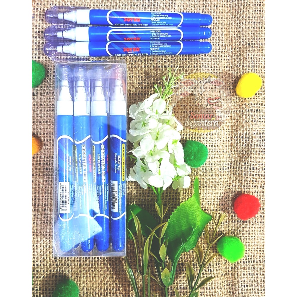 

[PCS] CORRECTION FLUID PEN / CAIRAN KOREKSI / PENGHAPUS CAIR / TIPE-X CF-S203A JOYKO*