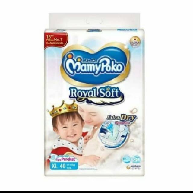 Mamypoko Royal Soft Perekat XL 40