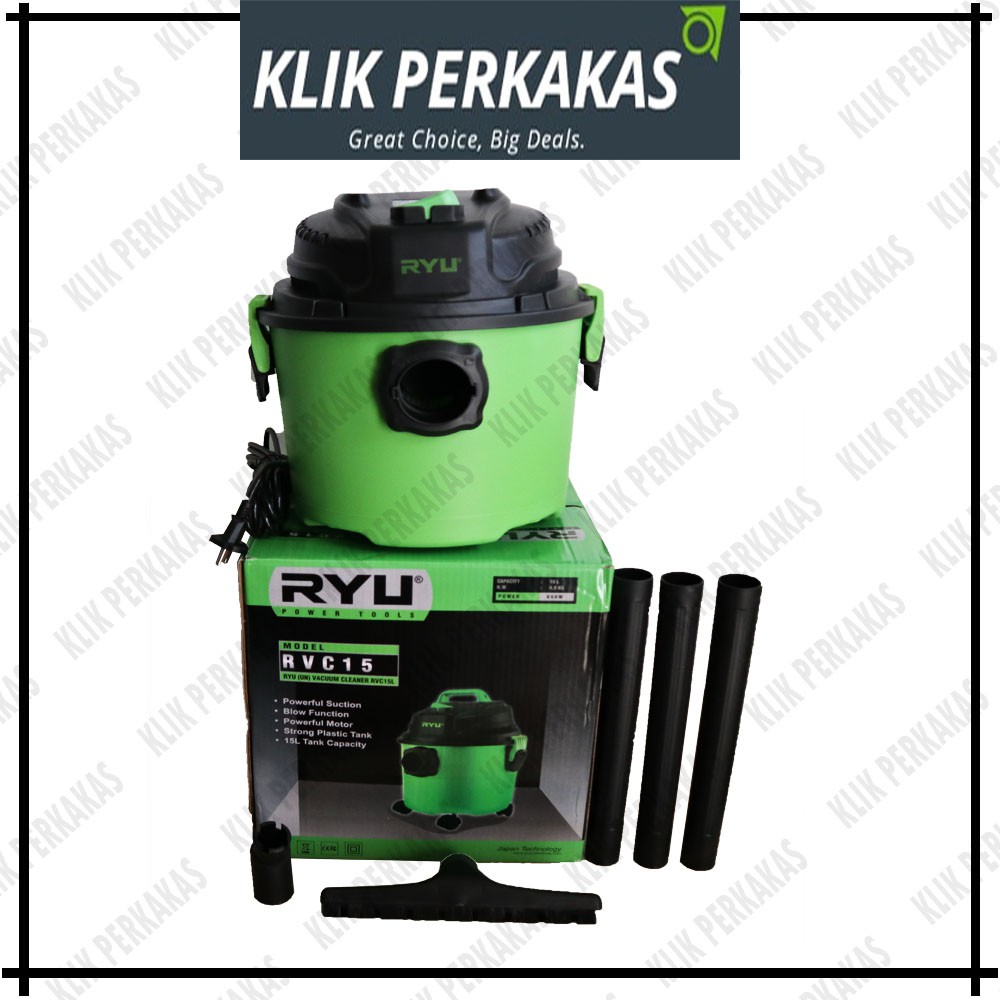 MESIN VACUM CLEANER RVC 15L MESIN SEDOT TIUP DEBU RYU