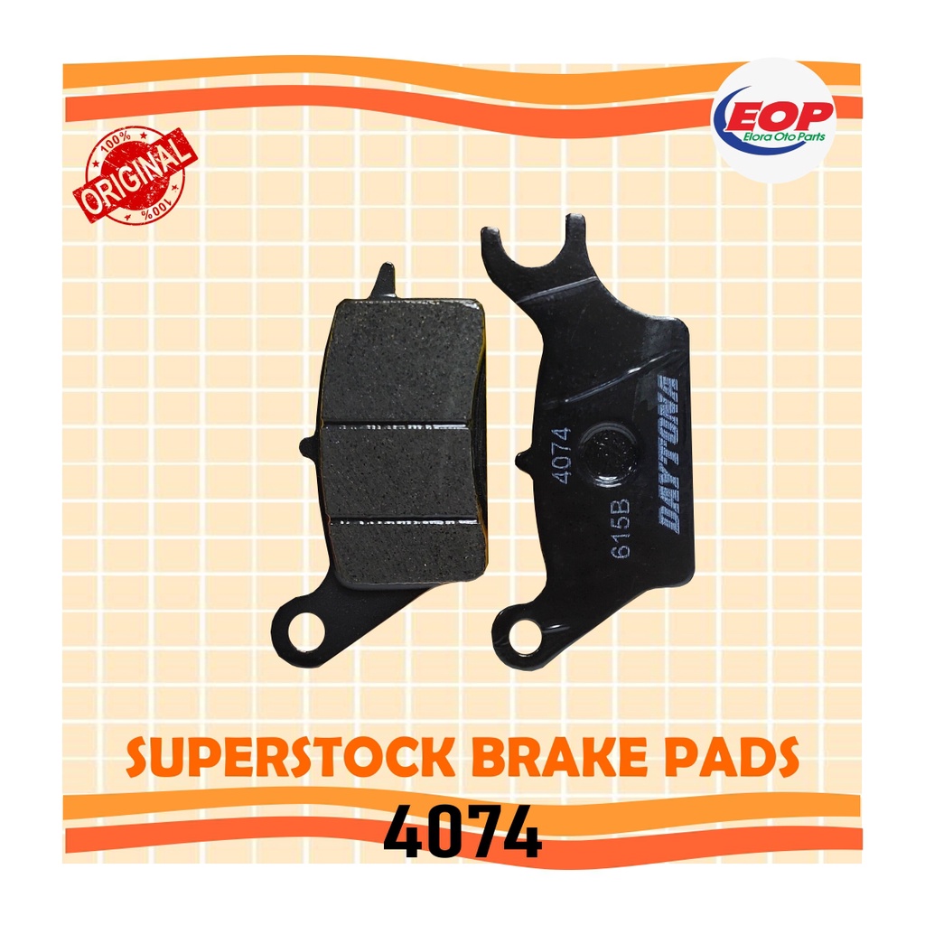 Brake Pad Daytona SuperStock 4074 Beat Karbu Kampas Rem