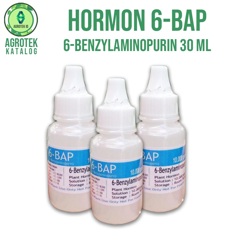 Hormon 6-BAP Benzylaminopurin 10.000 PPM Label Biru 30 ml Penumbuh Tunas Anggrek