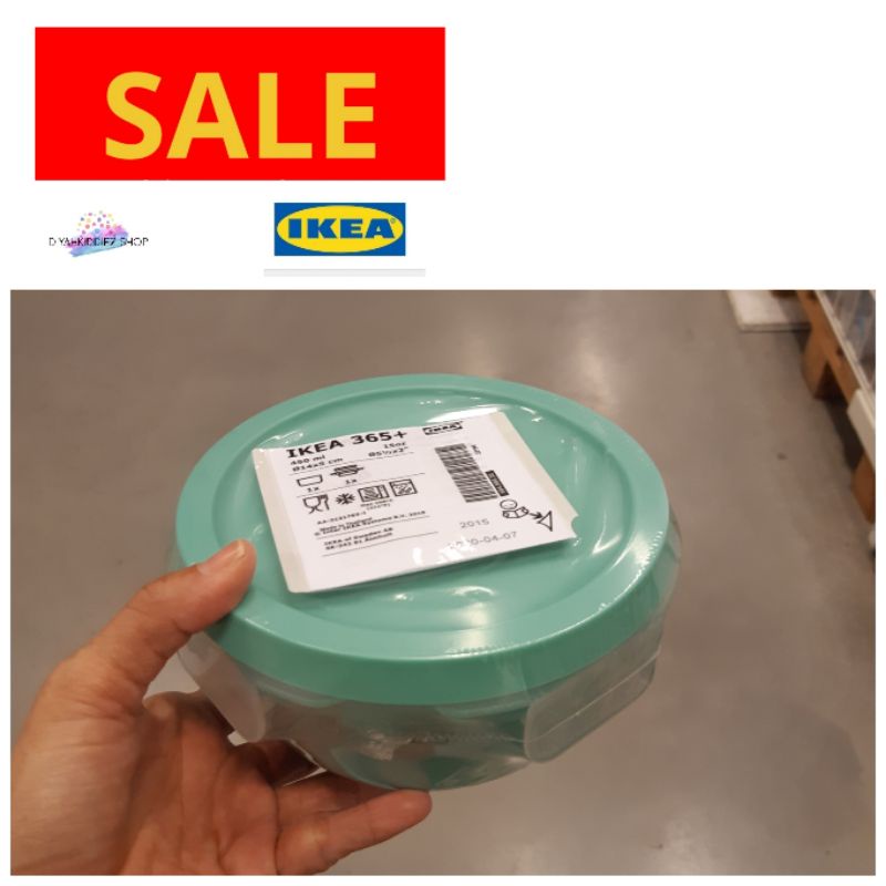 Ikea 365+ Kotak Bekal Lunch Box 450ml Plastik