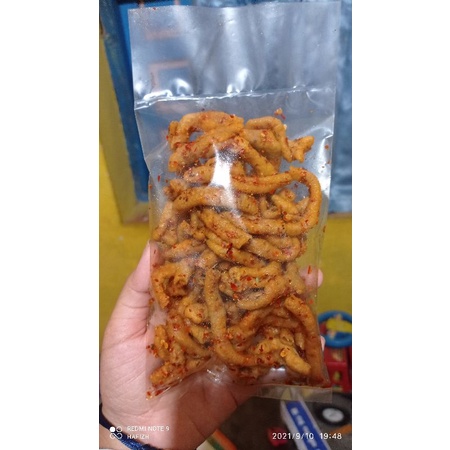 

Usus Crispy pedas 250gram