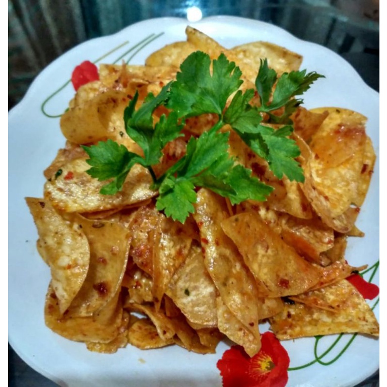 

kerupuk/keripik/kripik talas balado