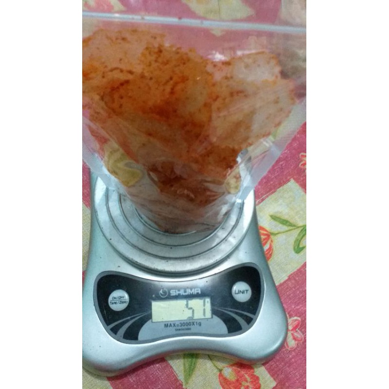 

Keripik Kaca Panggang Extra Pedas Bahan Dasar Singkong.