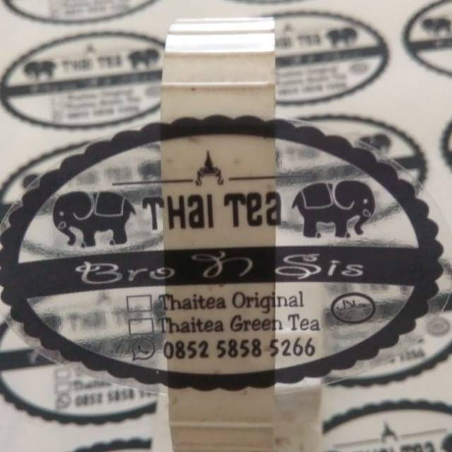 

sticker label produk