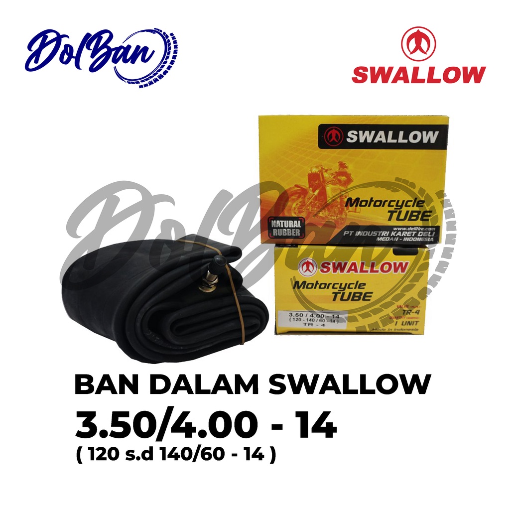 BAN DALAM SWALLOW 350/400-14 RING 14 120/70-14 130/70-14 140/60-14