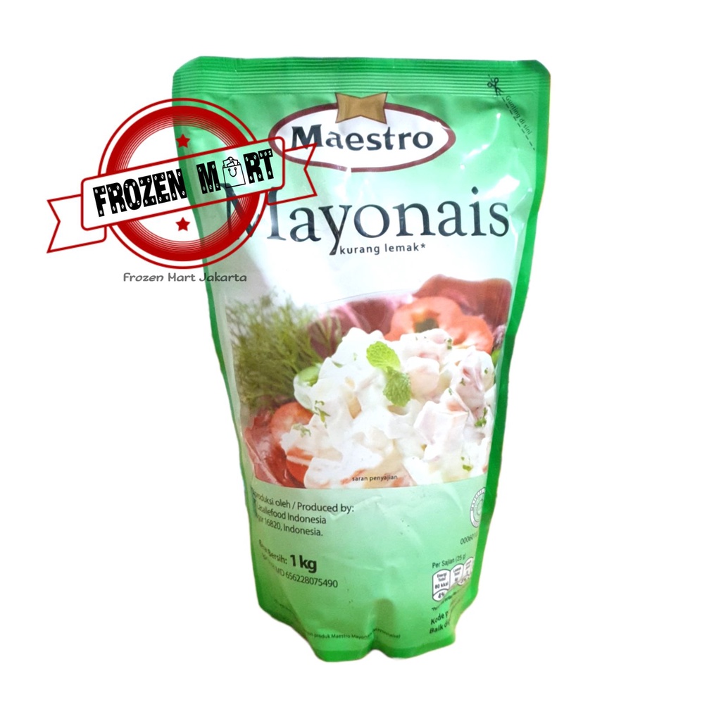 MAESTRO Mayonais Original / Mayonaise Maestro / Mayones Halal 1 Kg