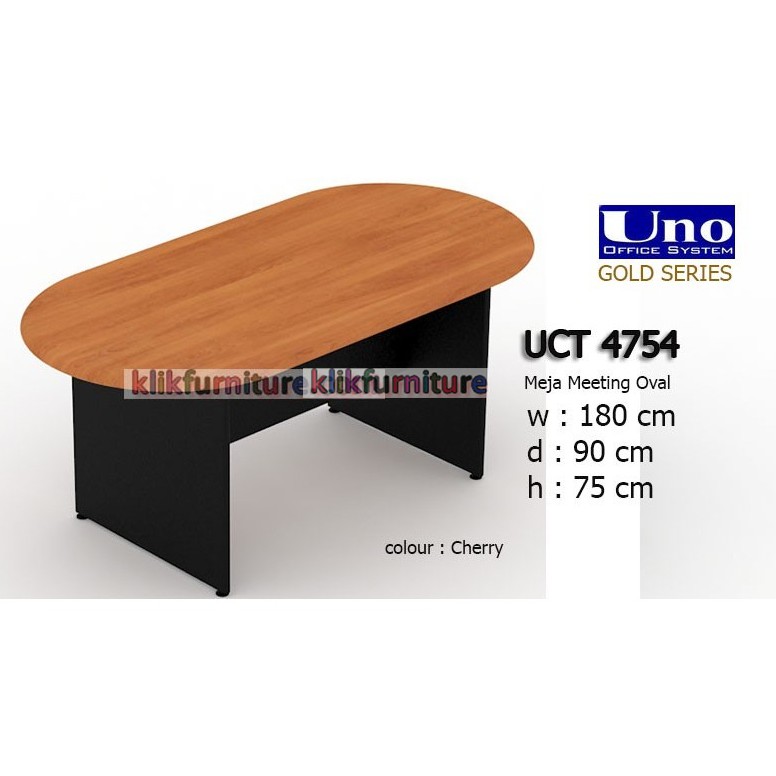 [promo] UCT 4754 UNO Meja Meeting Meja Rapat Oval