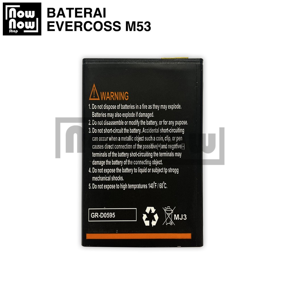 Baterai Evercoss M53 4G LTE Original Double Power Batre Batrai Battery HP Evercross Cross Evercos