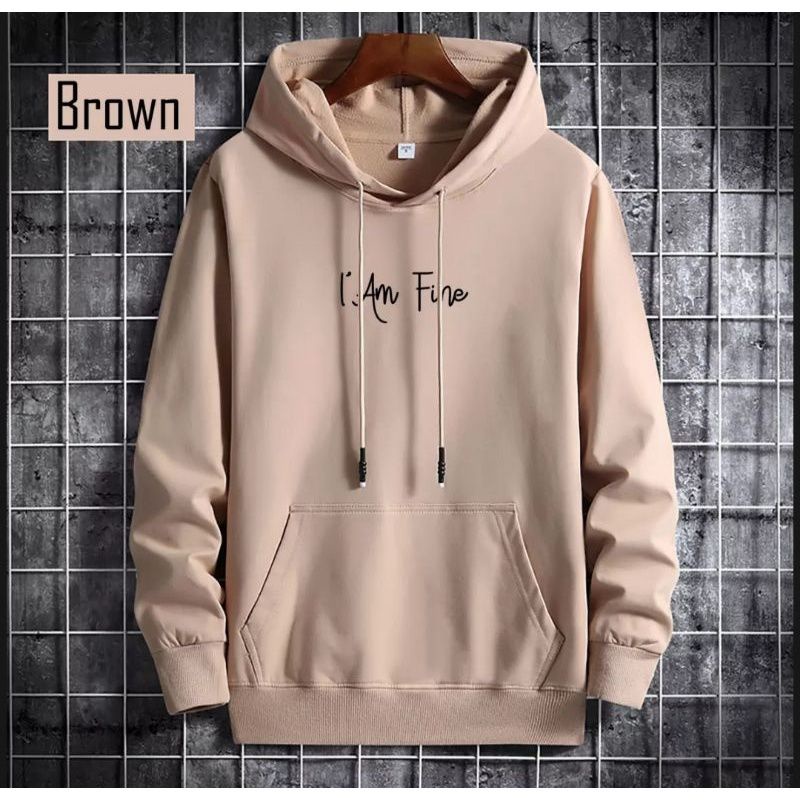 Sweater Hoodie Kekinian Simple Sablon | Hoodie Pria &amp; Wanita Size M-XXL