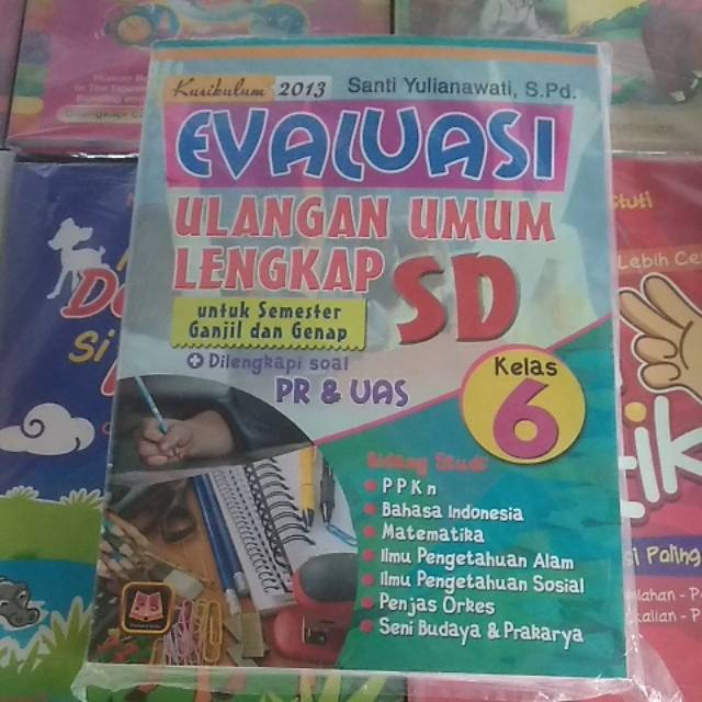 Evaluasi Ulangan Umum Lengkap SD kelas 6