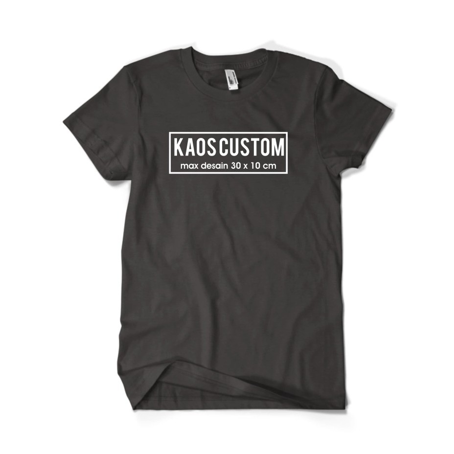 Kaos Custom Sablon Satuan Foto / Tulisan / Pakai Gambar Sendiri | Kaos Desain Sendiri