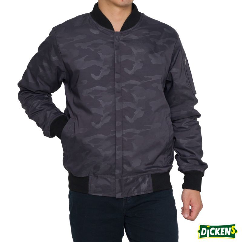 Dicken's Grey Camo Bomber Jacket