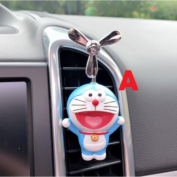 KIPAS KARTUN DORAEMON dkk Limited Jepit AC Parfum Parfume Pewangi Kapul Pengharum Mobil